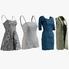 3D model Dress Collection